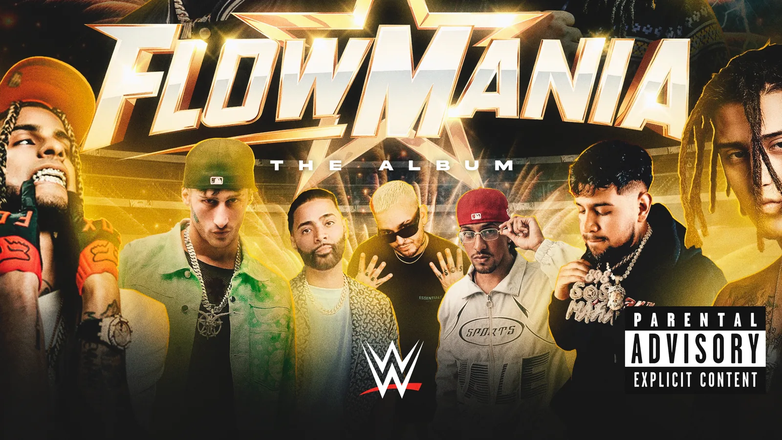 Flowmania — logotipo estilo WWE