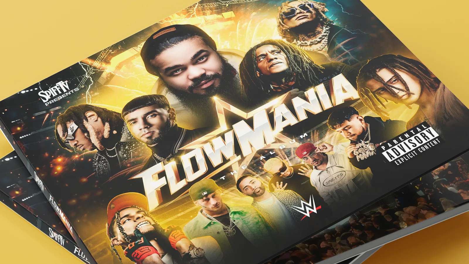Flowmania — disco físico apilado