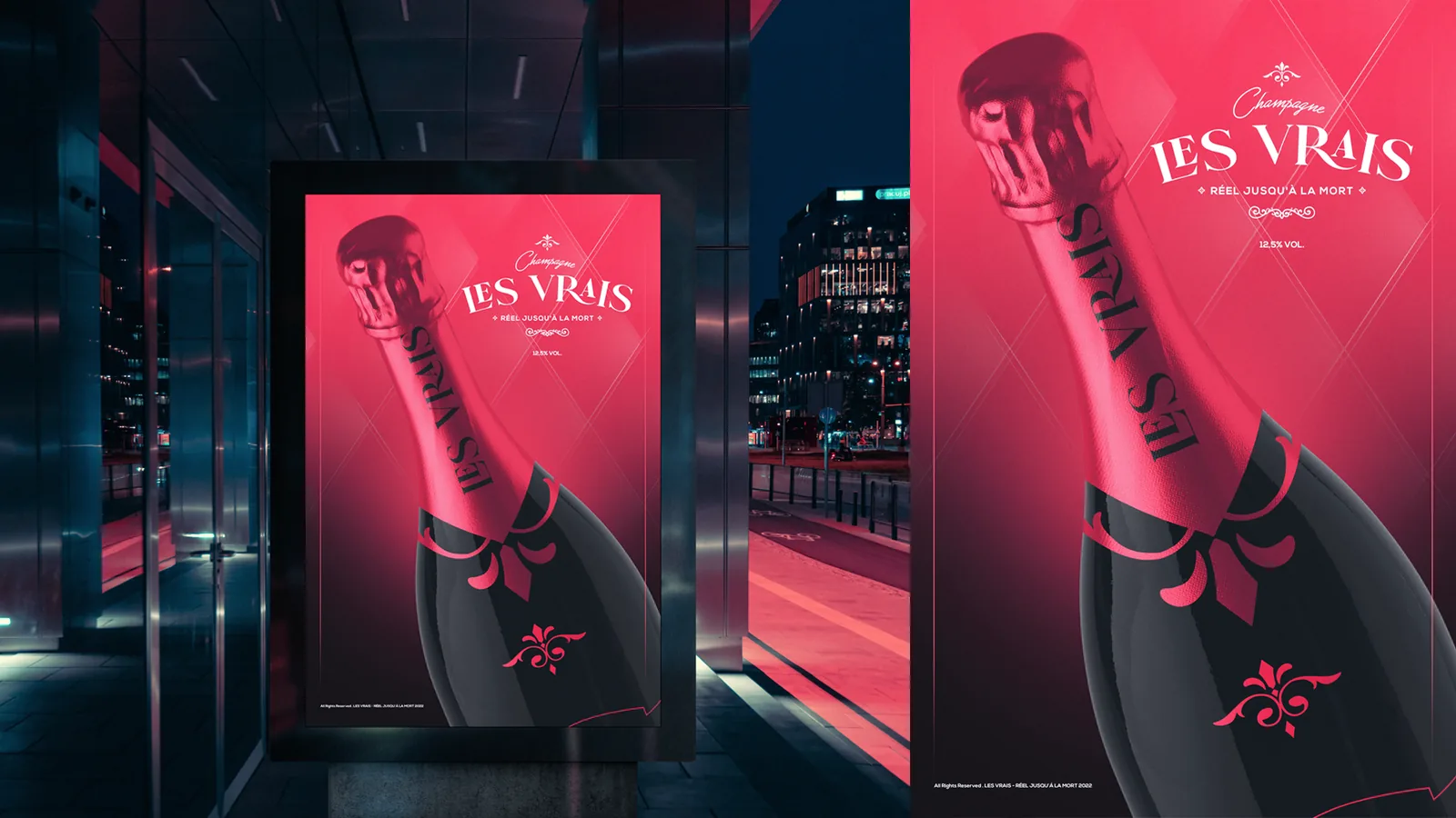 Les Vrais — pantallas publicitarias en la ciudad