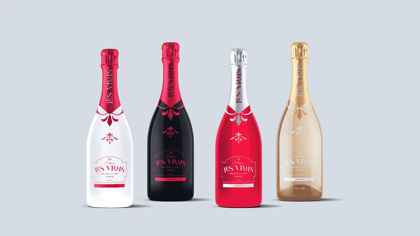 Les Vrais — línea completa: Le Noir, Blanc, Rouge y Prié