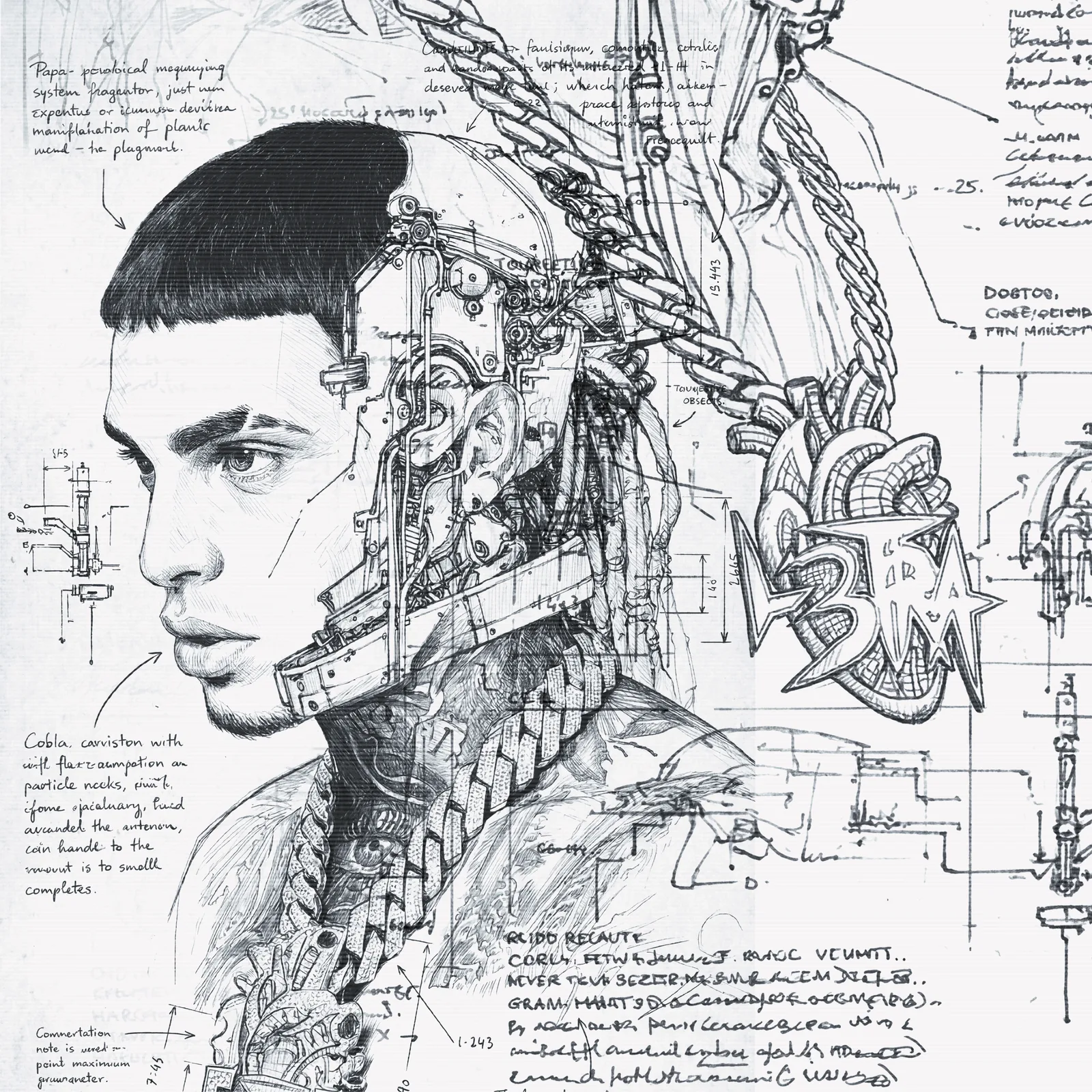 SOBR3NATURAL — arte interior del álbum