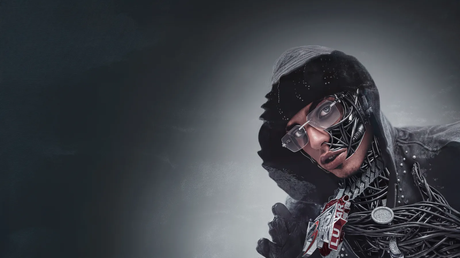 SOBR3NATURAL — key visual de campaña con el retrato biomecánico