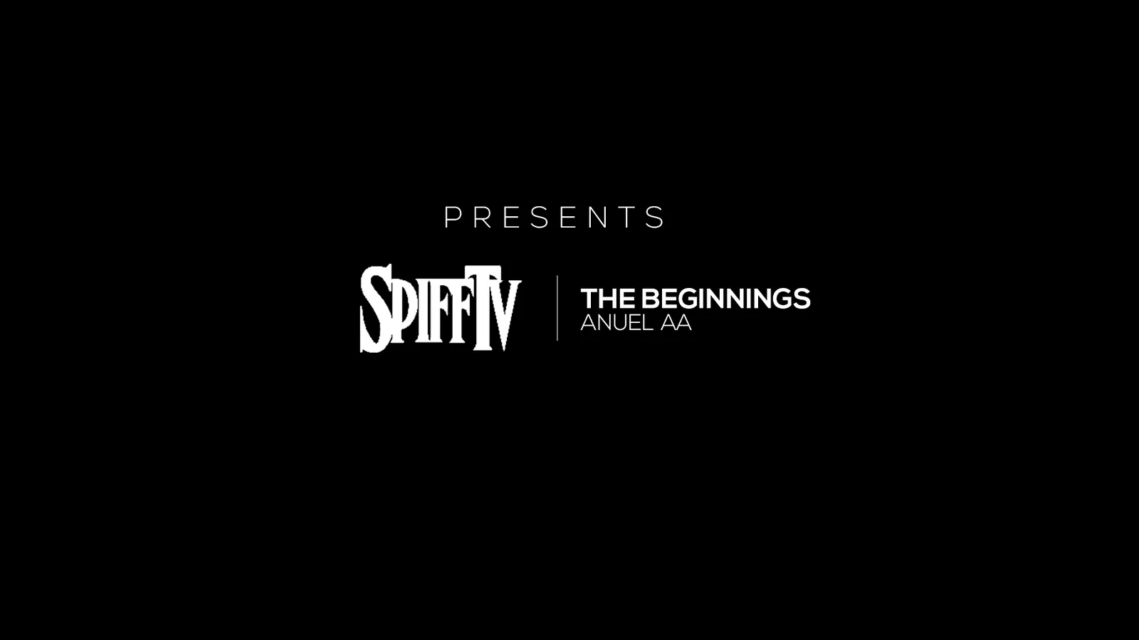 The Beginnings — portada de la presentación (Spiff TV presents)