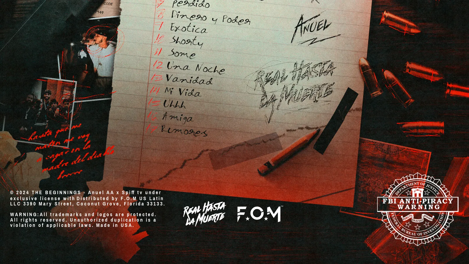 The Beginnings — tracklist compuesto sobre la escena