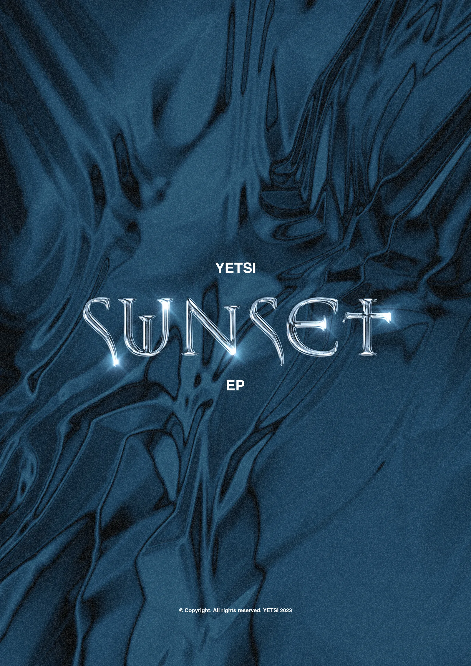 Yetsi — logotipo cromado Sunset EP